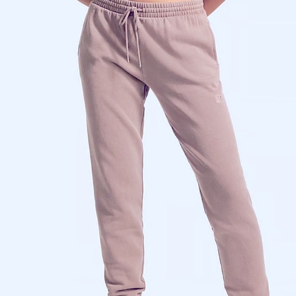 🧊PINK Iced Coffee Jogger Sweatpants Large NWT Ivy League Victoria Secret - Picture 3 of 11